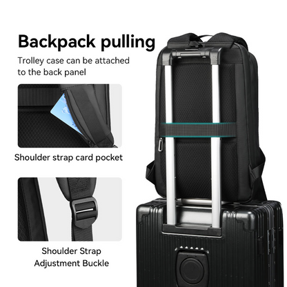Business Laptop Backpack – Waterproof Travel Bag 17.3”